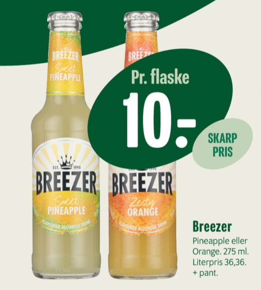 Bacardi Breezer, Zesty Orange RTD