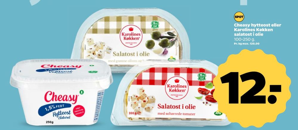 Cheasy, Hytteost naturel 1,5%