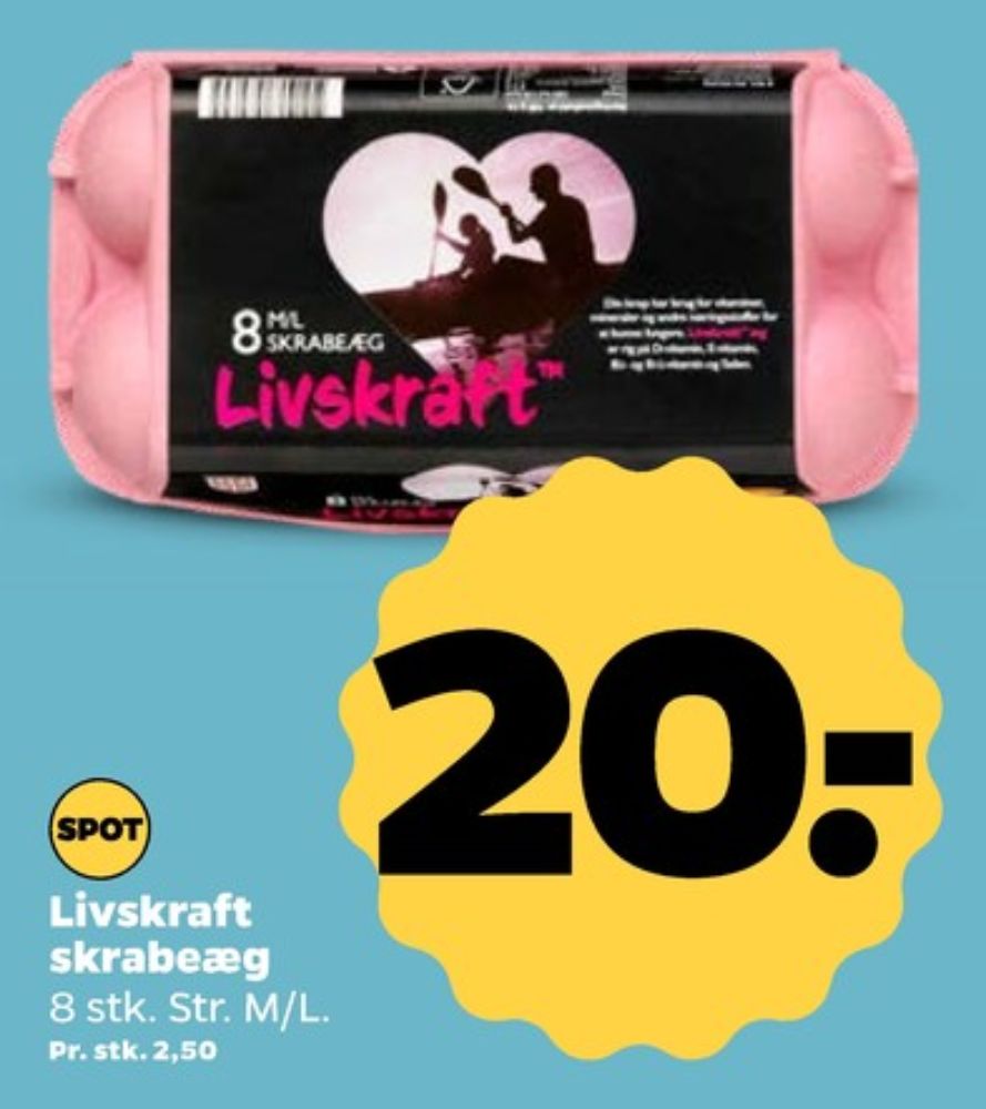 Livskraft, Skrabeæg M/L