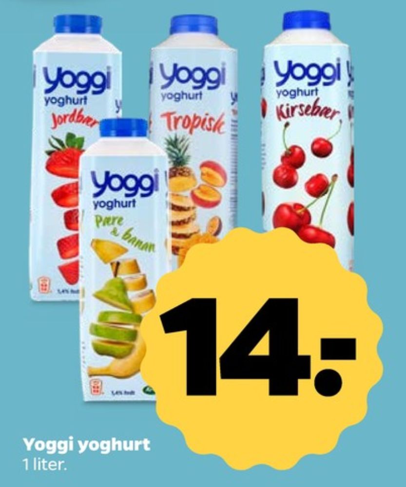 Yoggi, Jordbær Yoghurt 