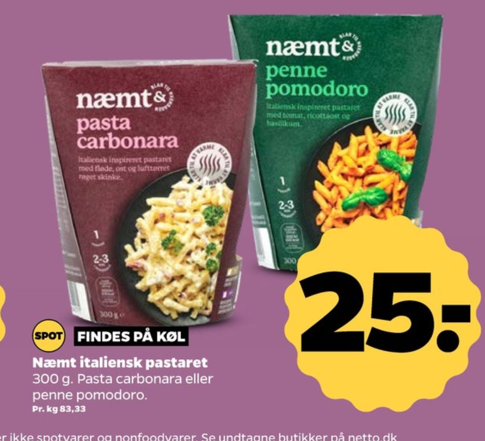 Næmt, Penne Pomodoro