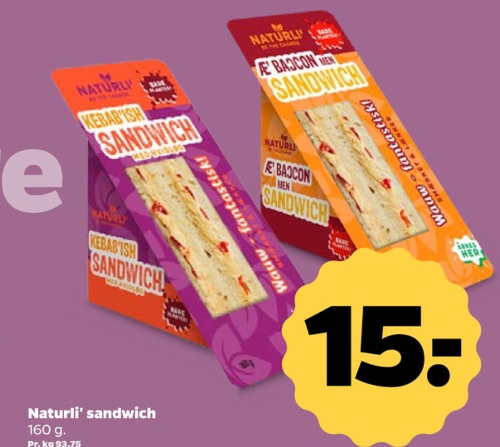 Naturli', Kebab´ish Sandwich