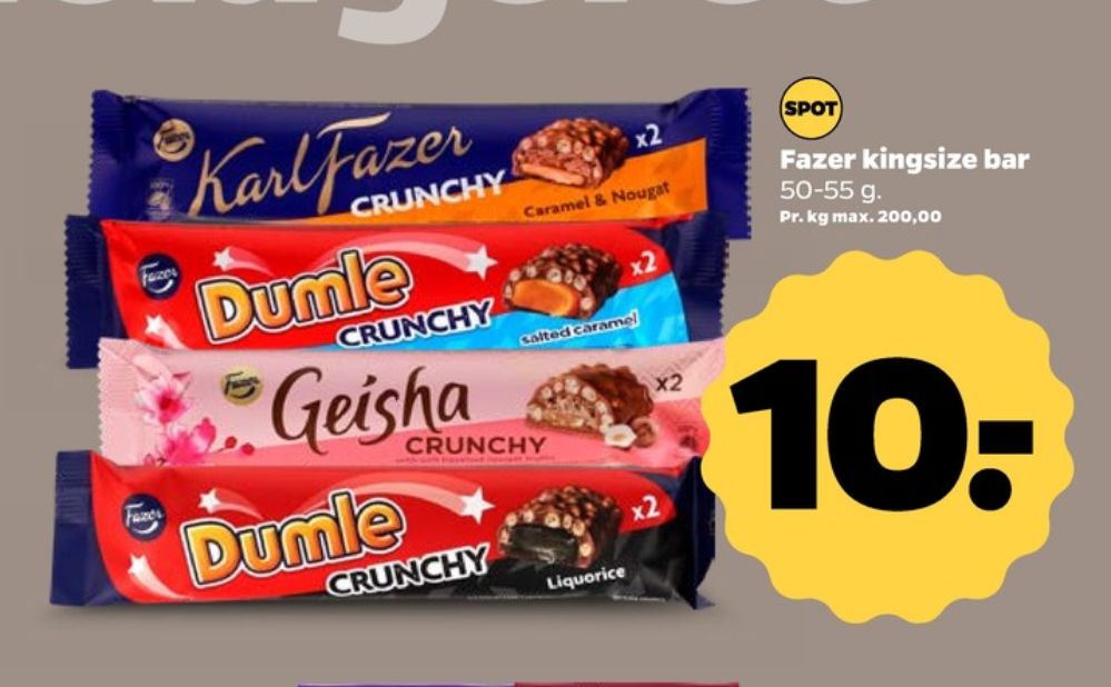 Karl Fazer, Chokoladebar Caramel & Nougat