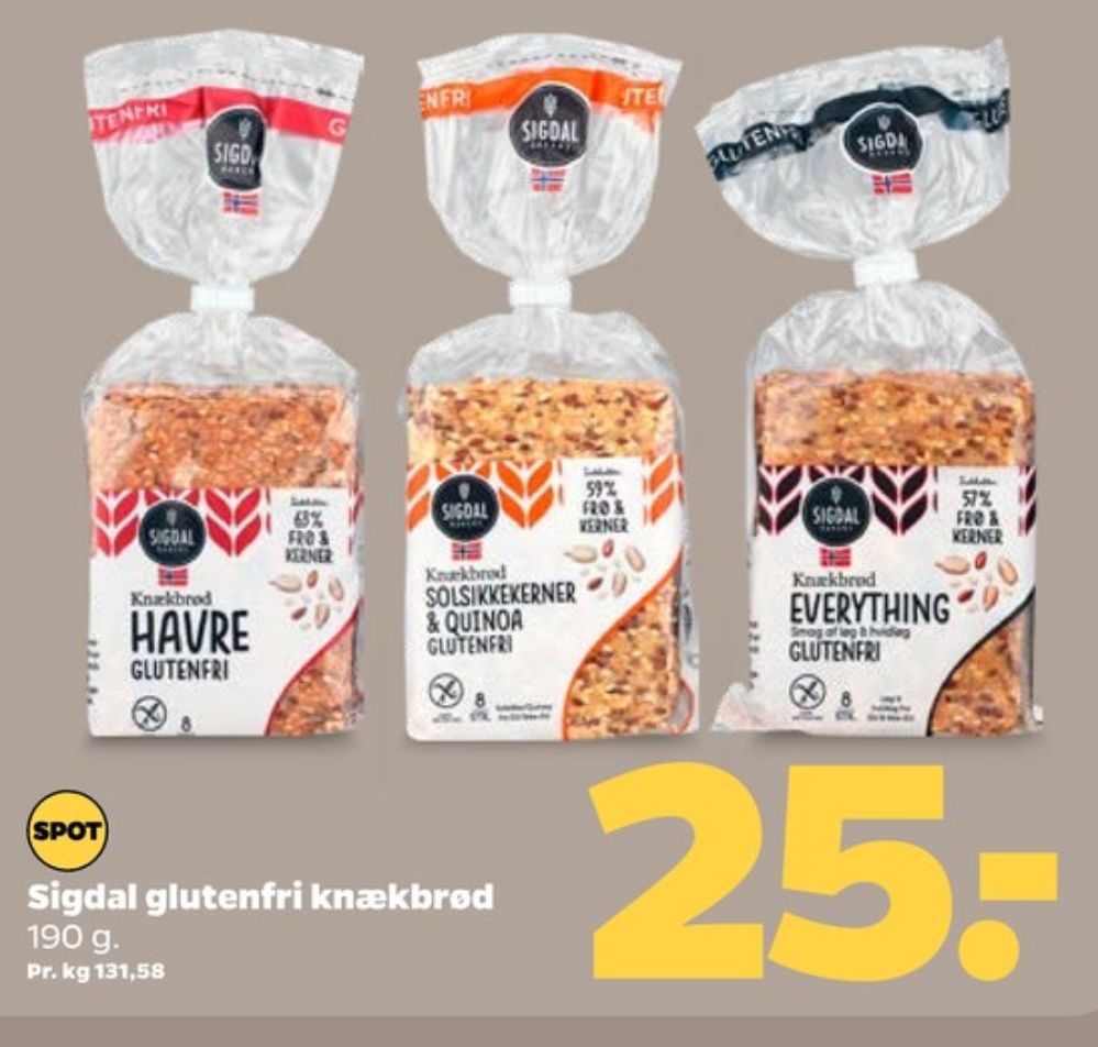 Sigdal, Solsikkekerne & Quinoa knækbrød