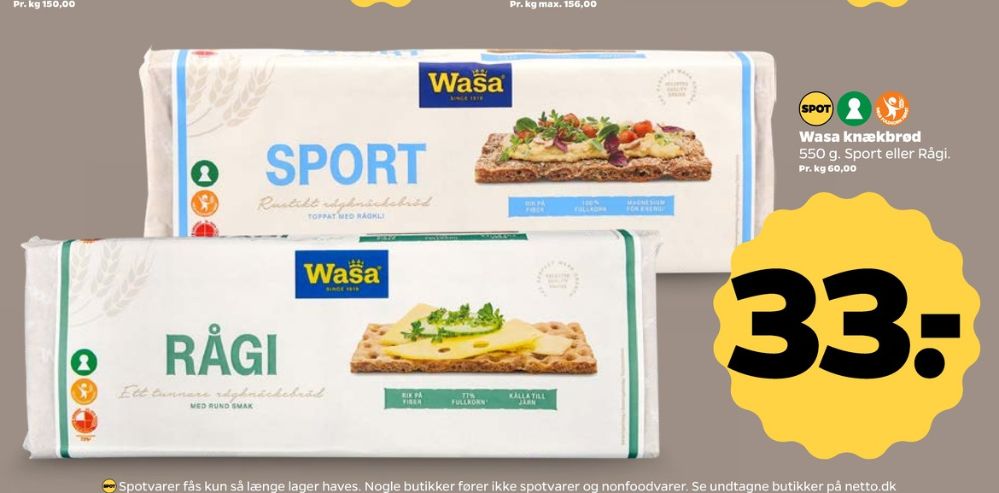 Wasa, Rågi knækbrød