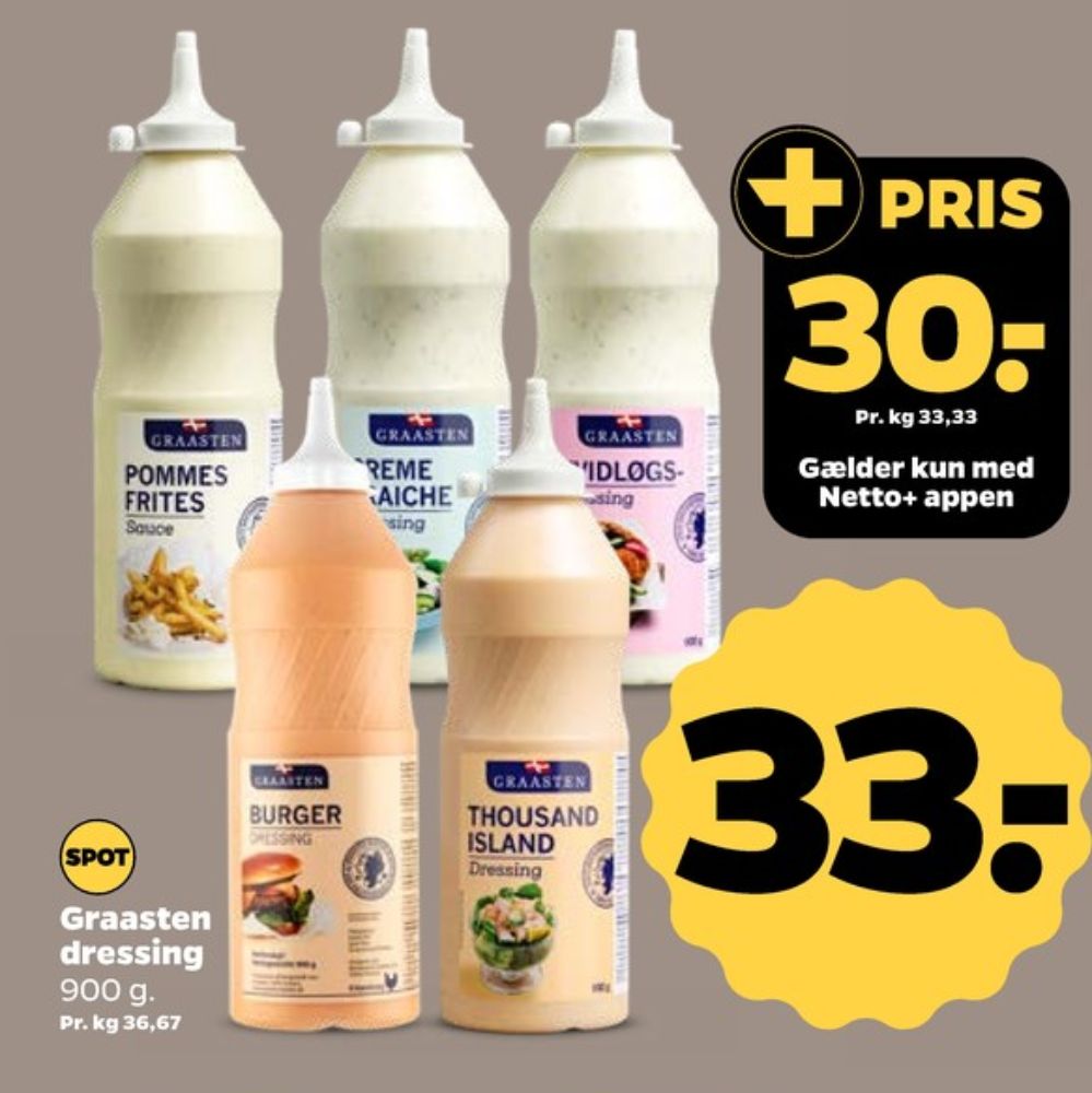 Graasten, Pommes frites sauce