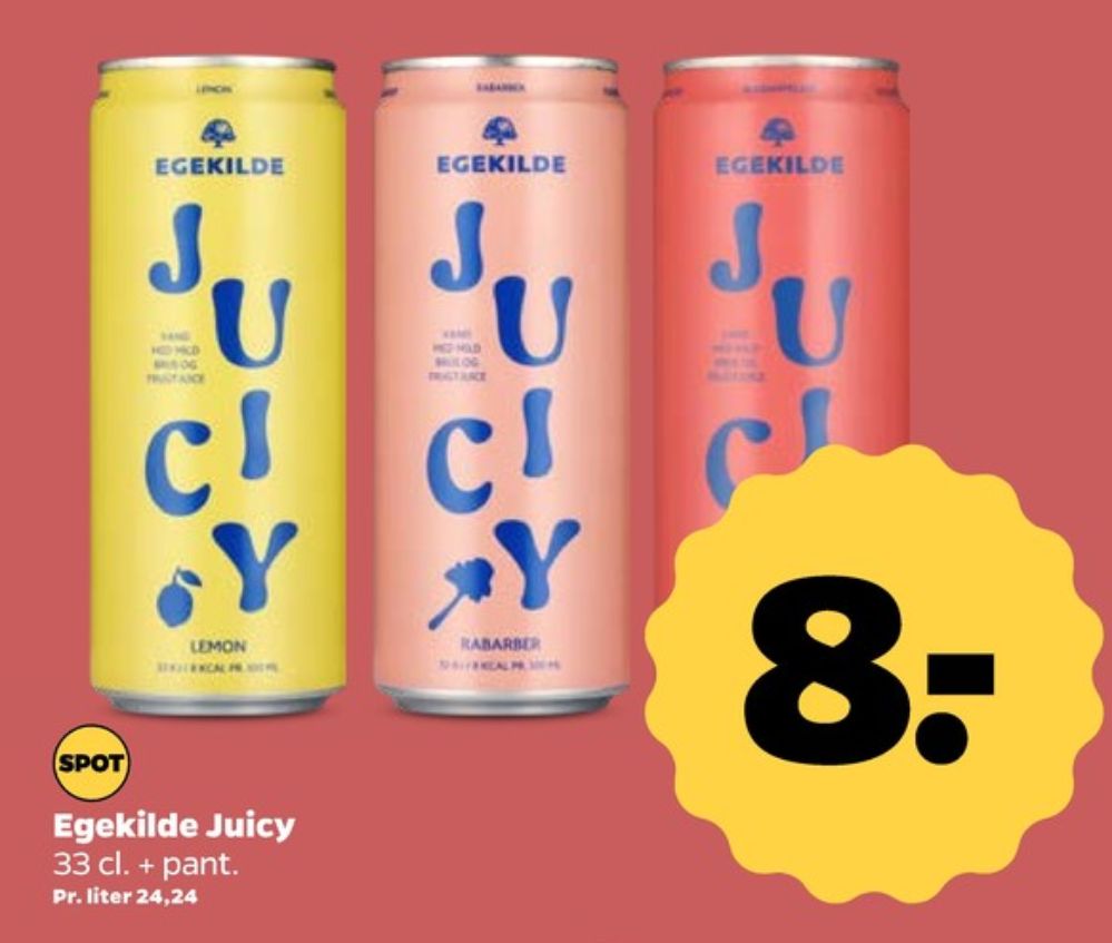 Egekilde Citrus, Juicy Lemon Dansk Vand