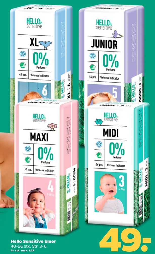 Hello Sensitive Midi, Bleer str 3 4-9 kg