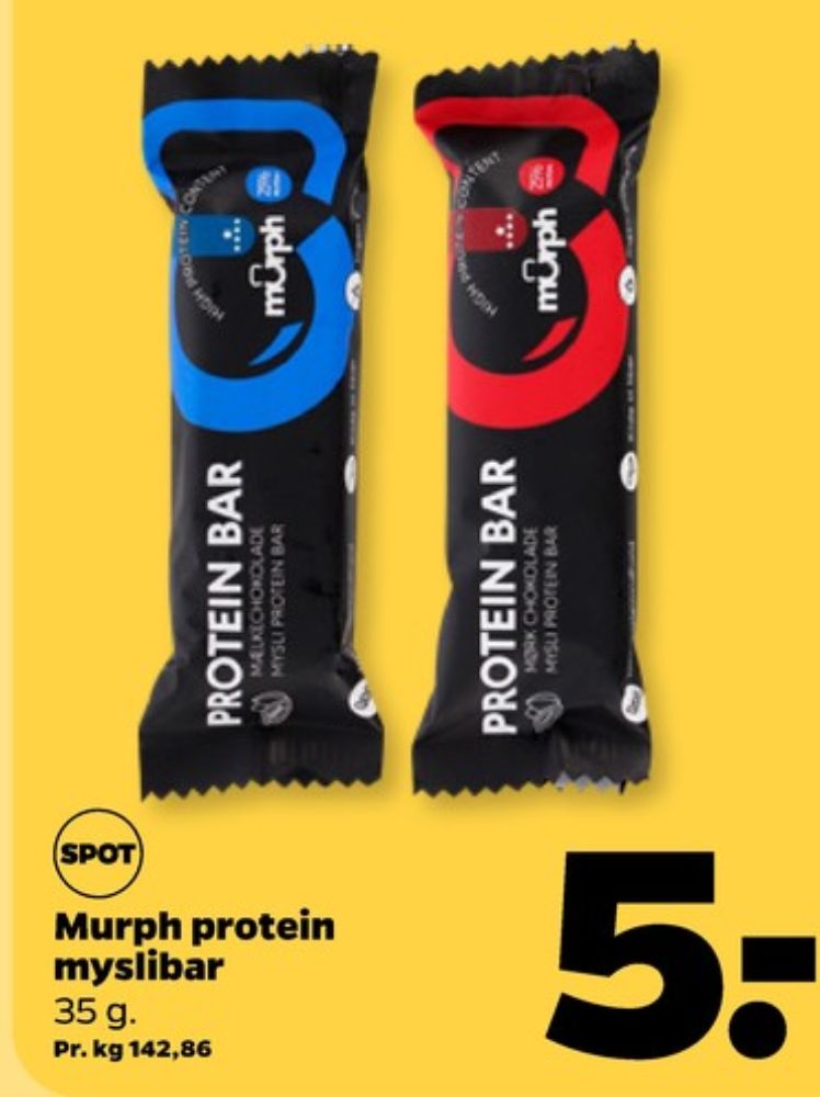 Murph, Proteinbar Mælkechokolade