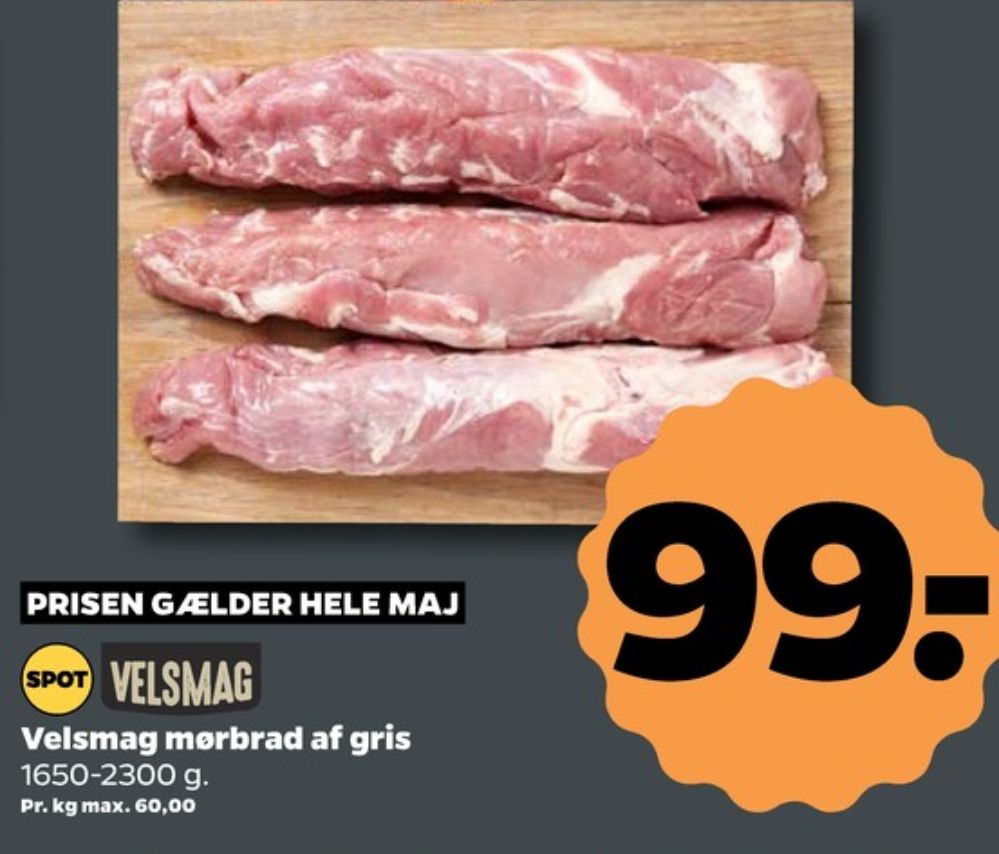 Velsmag, Grisemørbrad