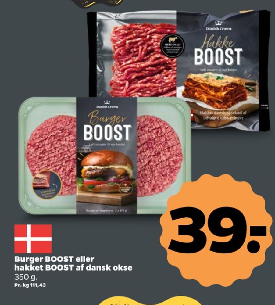 Danish Crown Boost, Hakket oksekød