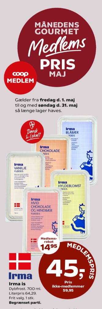 Irmas, Hyldeblomst is