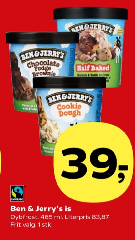 Frisko Ben & Jerry's, Chocolate Fudge Brownie is