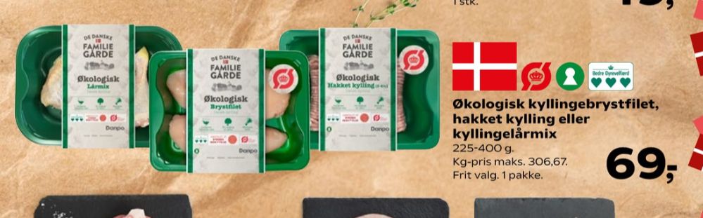 De Danske Familiegårde, Kyllingelårmix