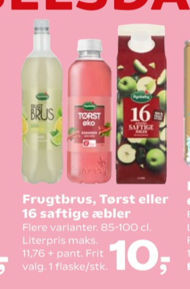 Rynkeby, 16 Saftige Æbler