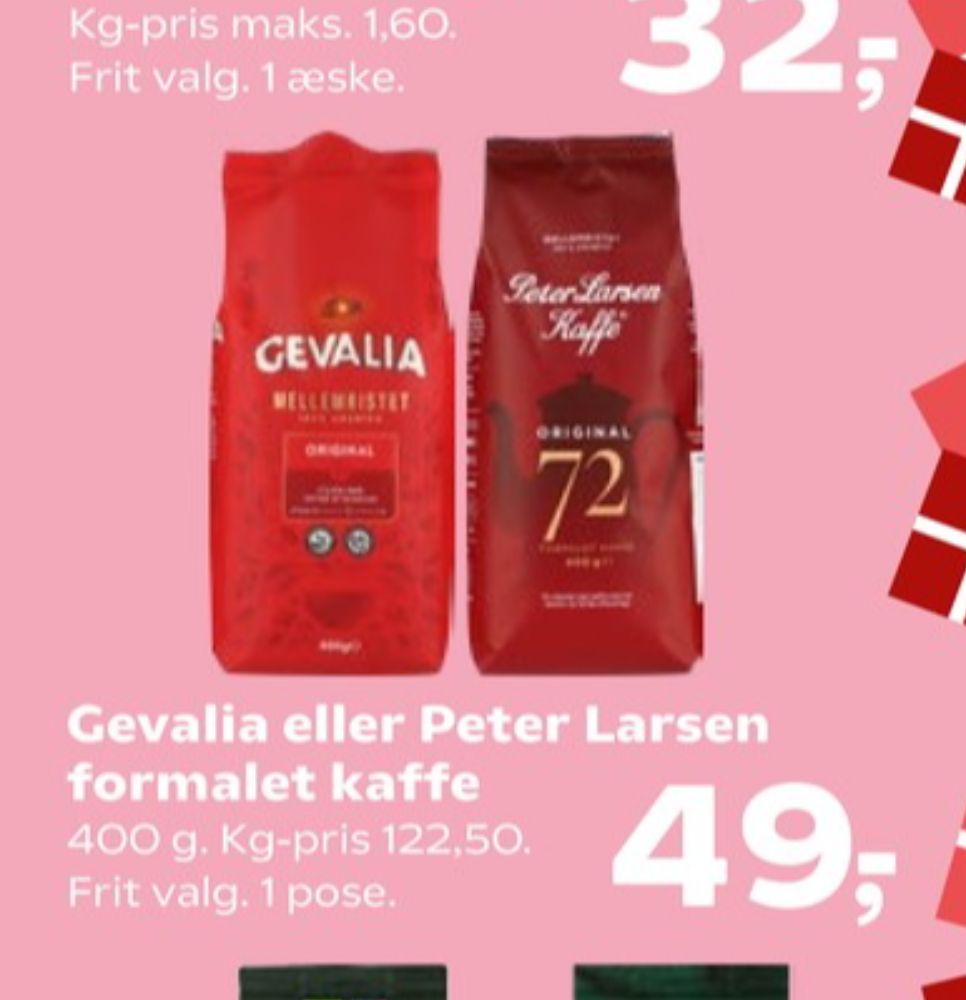 Peter Larsen Blanding 72, Kaffe Formalet