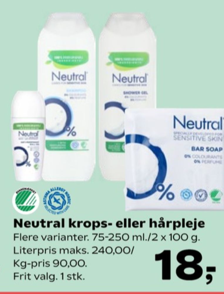 Neutral, Bodyshampoo