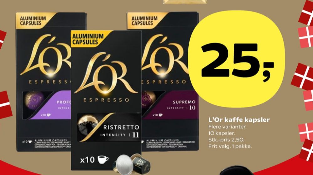 LOR Espresso Lungo Profondo, Kaffekapsler