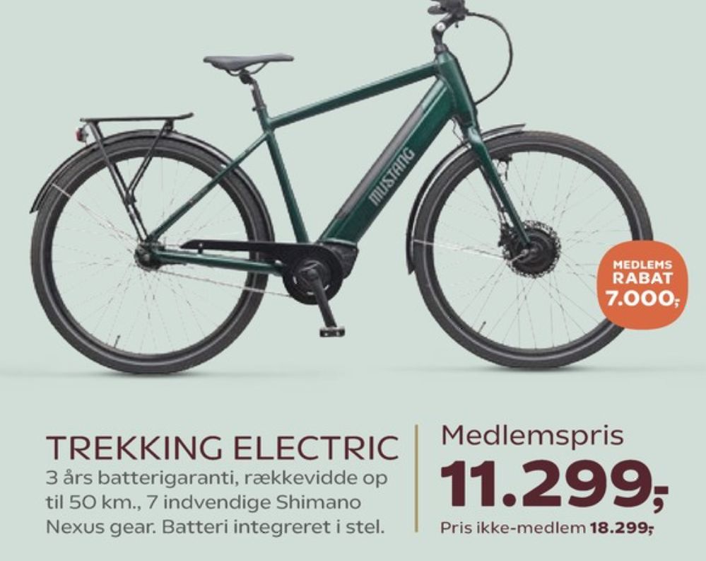 Mustang, El-cykel