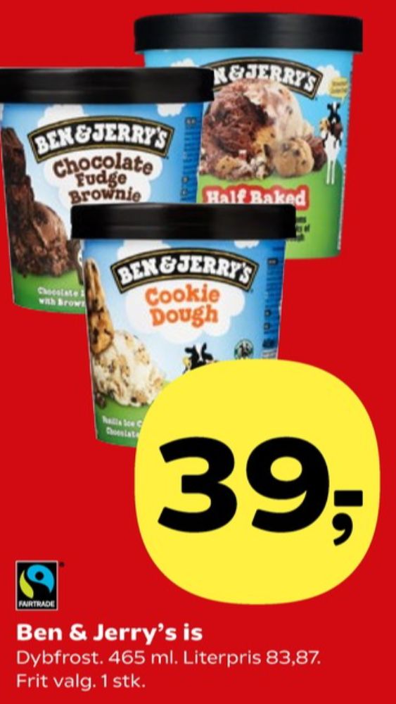Frisko Ben & Jerry's, Chocolate Fudge Brownie is