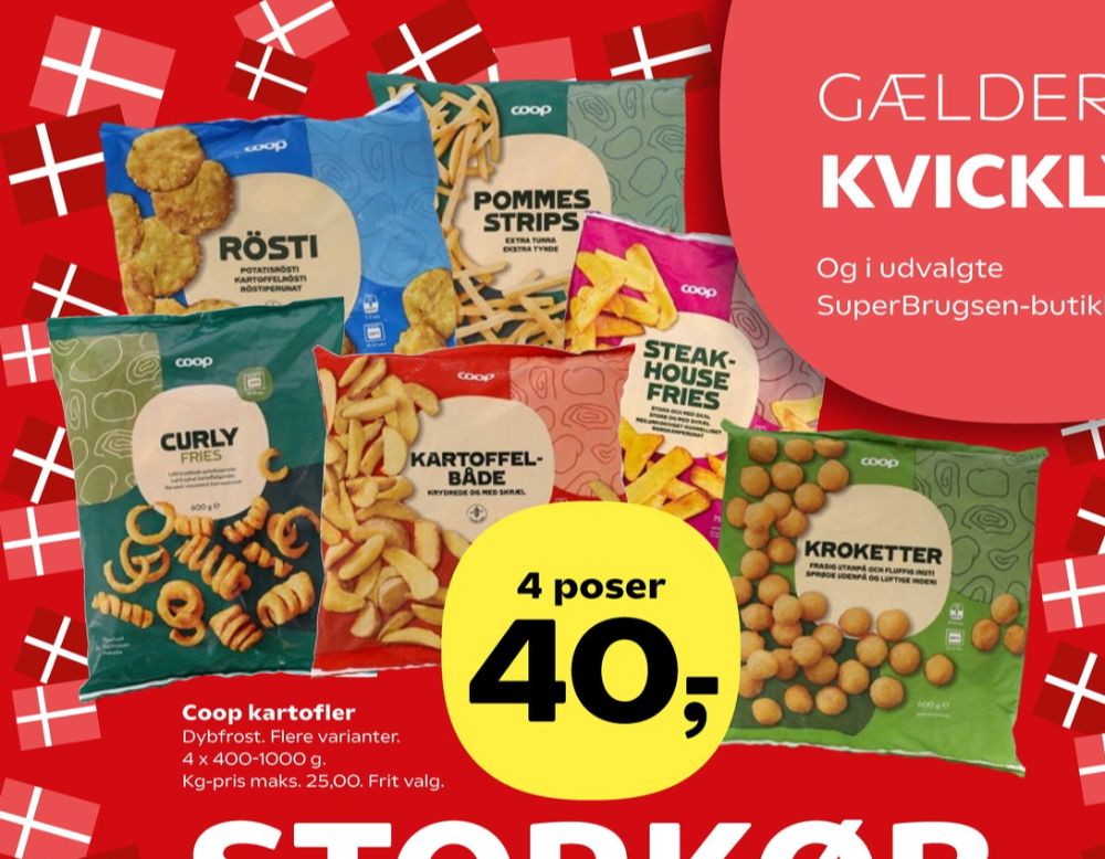 Coop, Pommes Strips