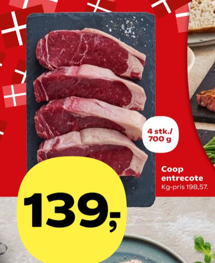 Coop, Okseentrecotes