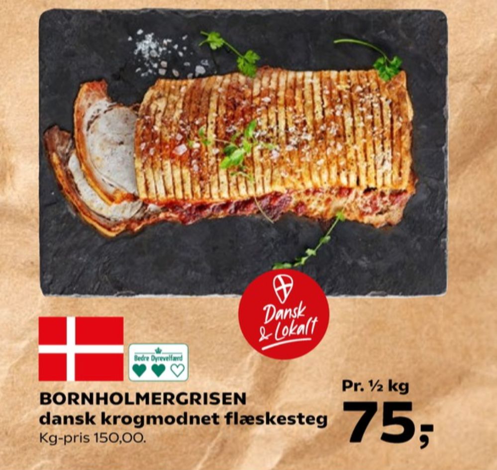 Bornholmergrisen, Flæskesteg