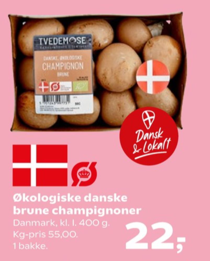 Tvedemose, Champignon