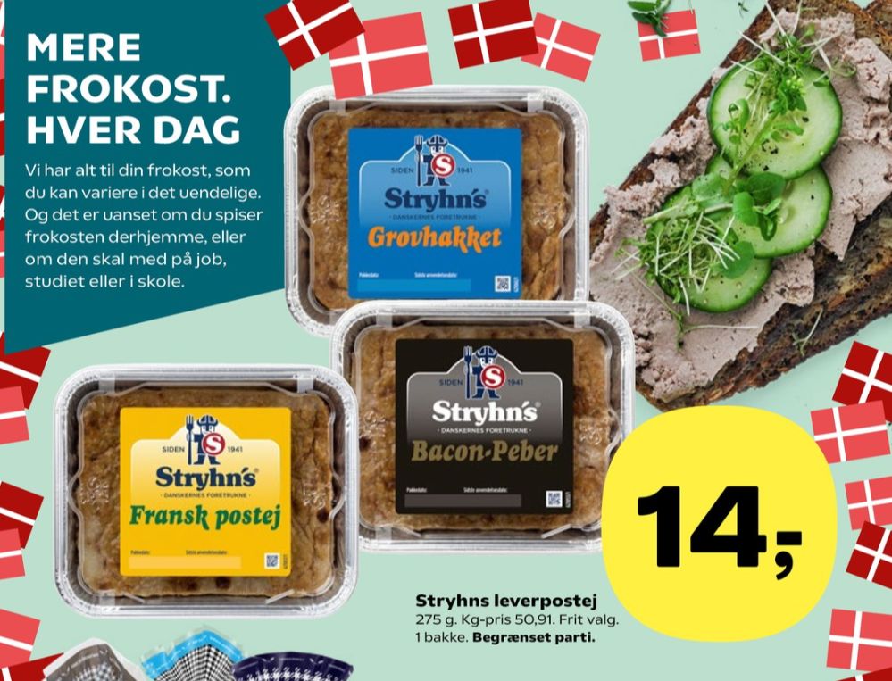 Stryhns Bacon Peber, Leverpostej