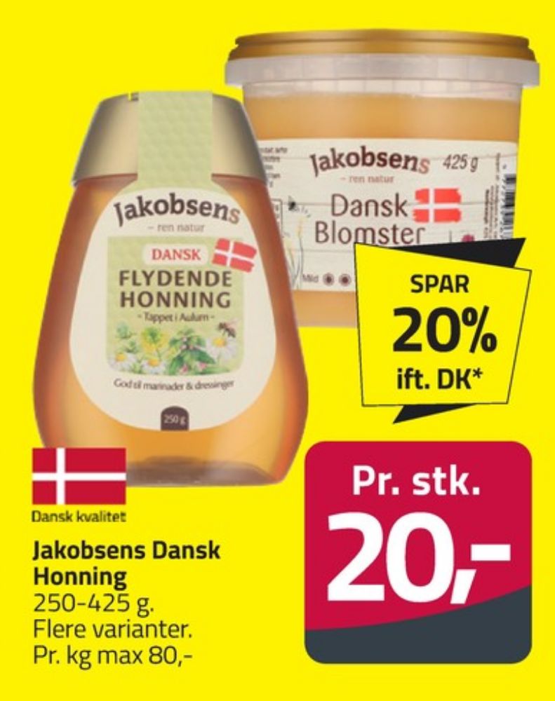 Jakobsens, Honning