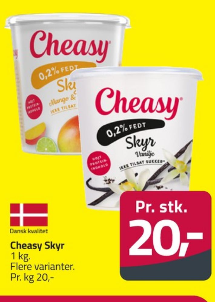 Cheasy, Vanilje Skyr 