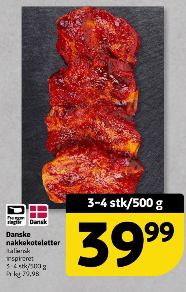 Nakkekoteletter