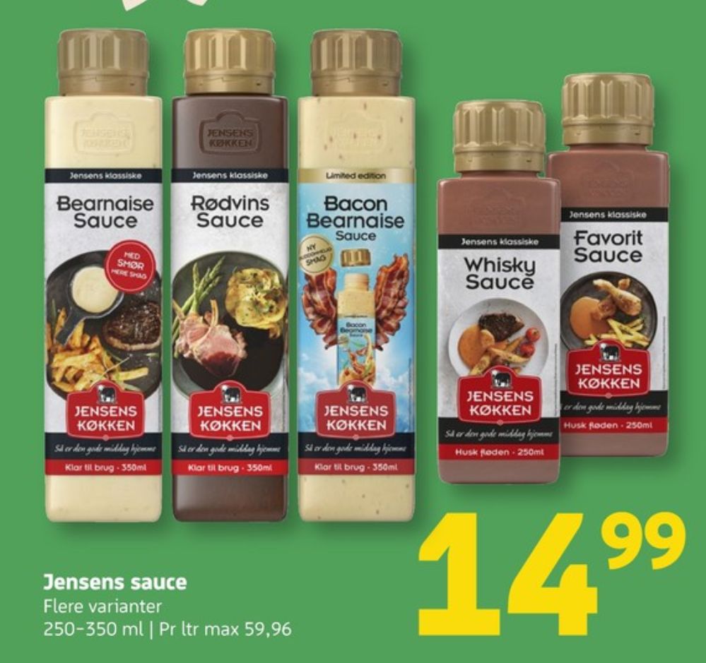Jensens Køkken, Bacon Bearnaisesauce