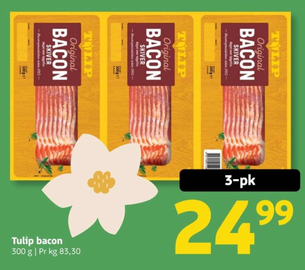 Tulip, Baconskiver