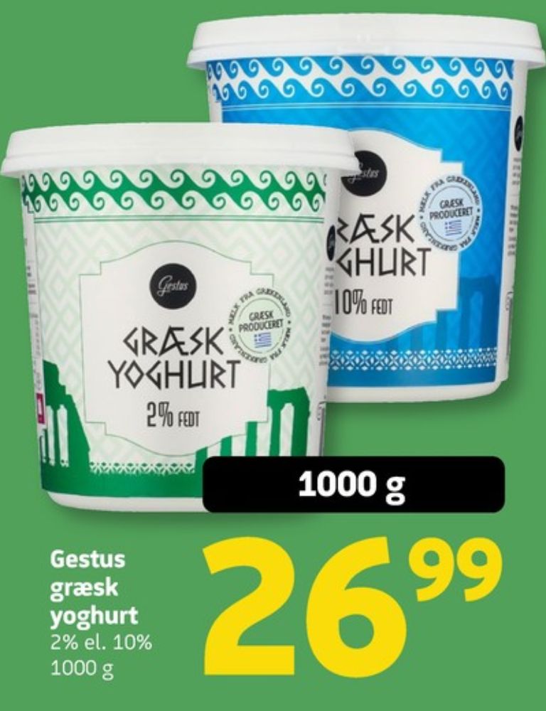 Gestus, Græsk Yoghurt 2%