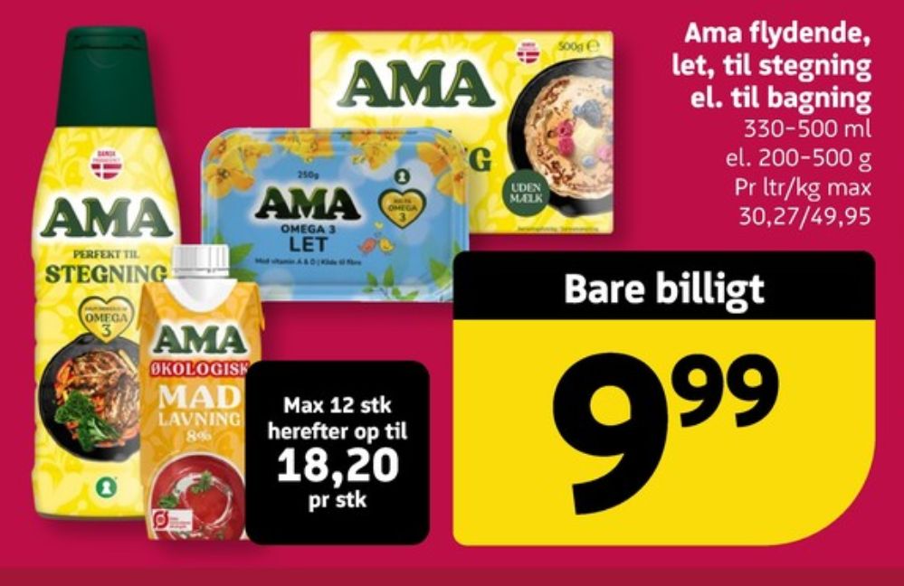 Ama, Margarine - flydende original