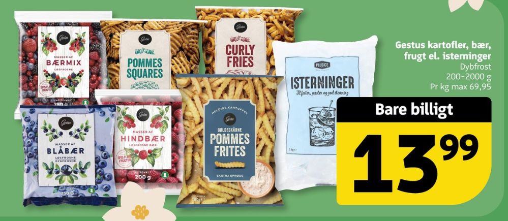 Gestus, Pommes Frites Bølgeskårne