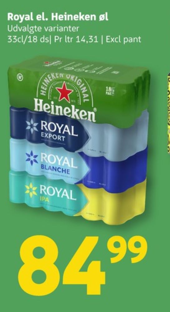 Royal Export, Øl 18 pk.