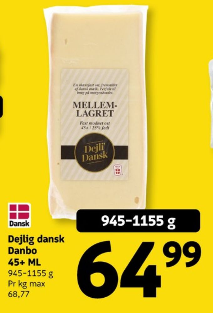 Dejli Dansk, Skæreost Mellemlagret