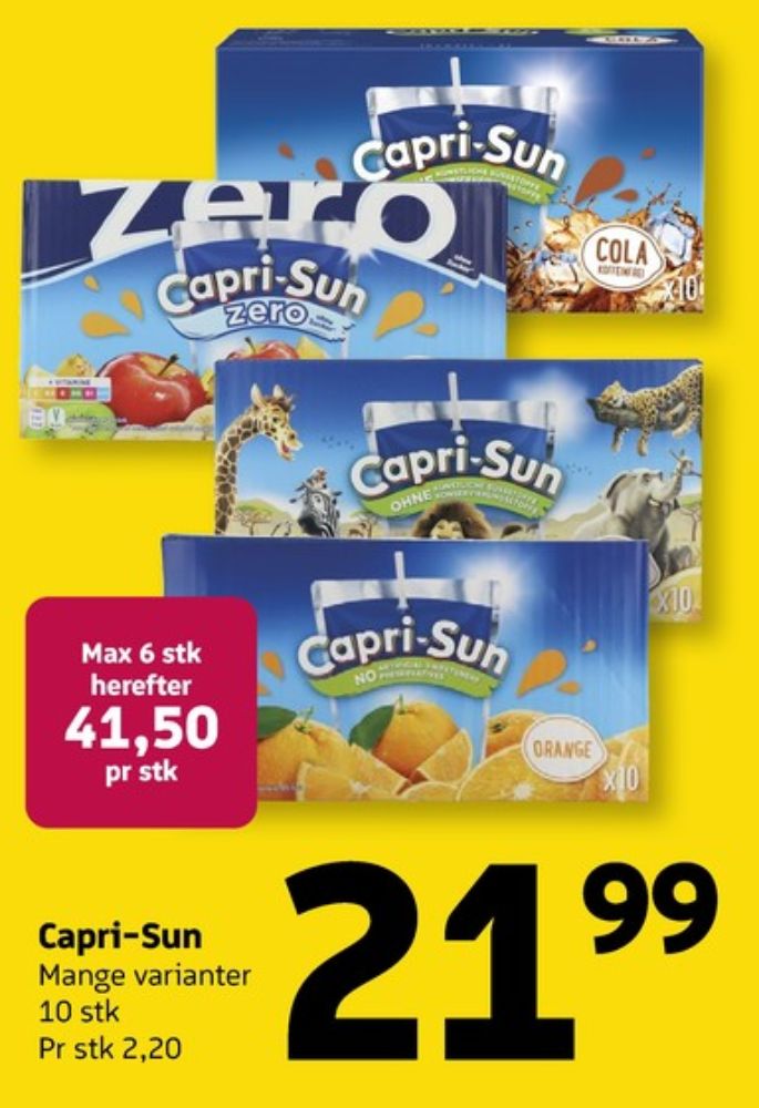 Capri-Sun, Frugtdrik Cola Mix