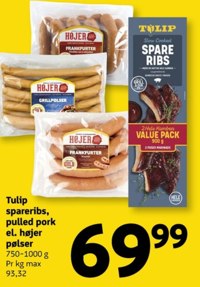Tulip, Spareribs
