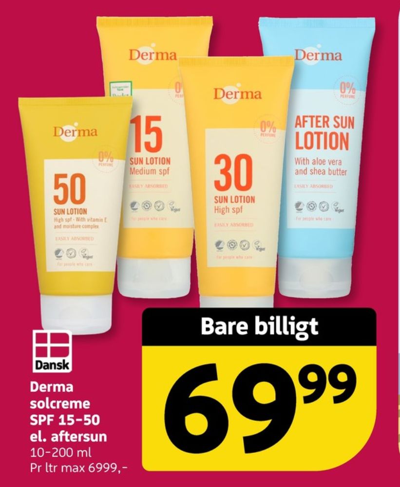 Derma Sun, Aftersun
