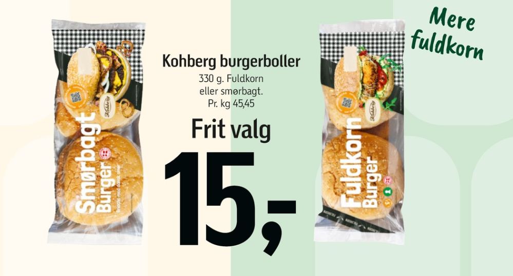 Kohberg, Smørbagt Burgerboller