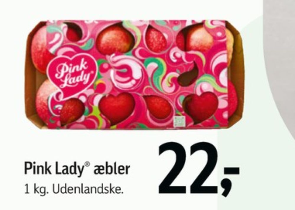 Pink lady, Æbler