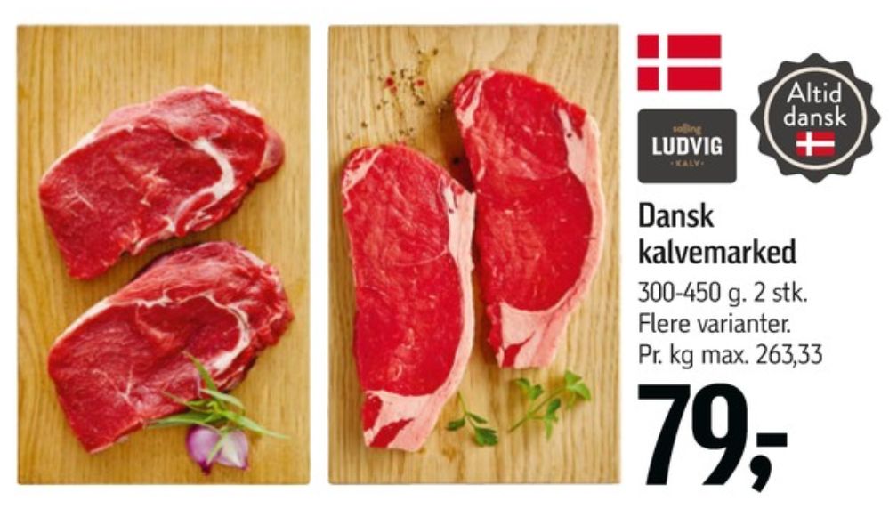 Salling Ludvig, Kalveentrecote