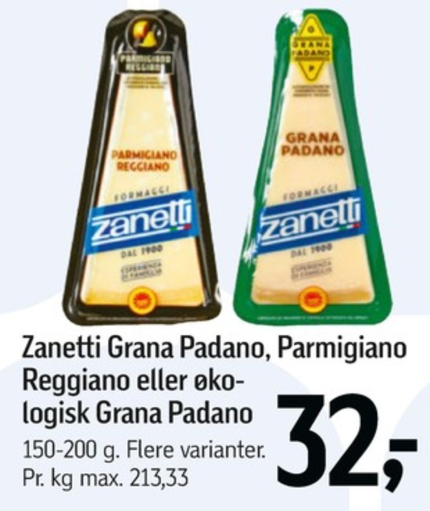 Zanetti, Parmigiano Reggiano