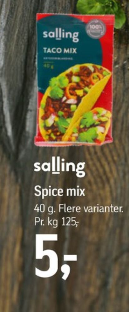 Salling, Taco Mix