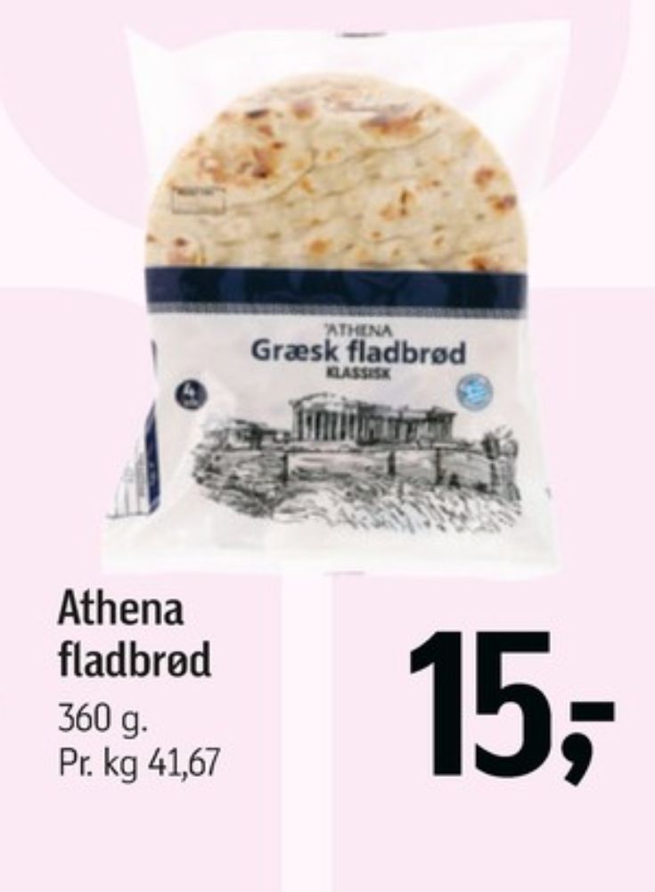 Athena, Fladbrød