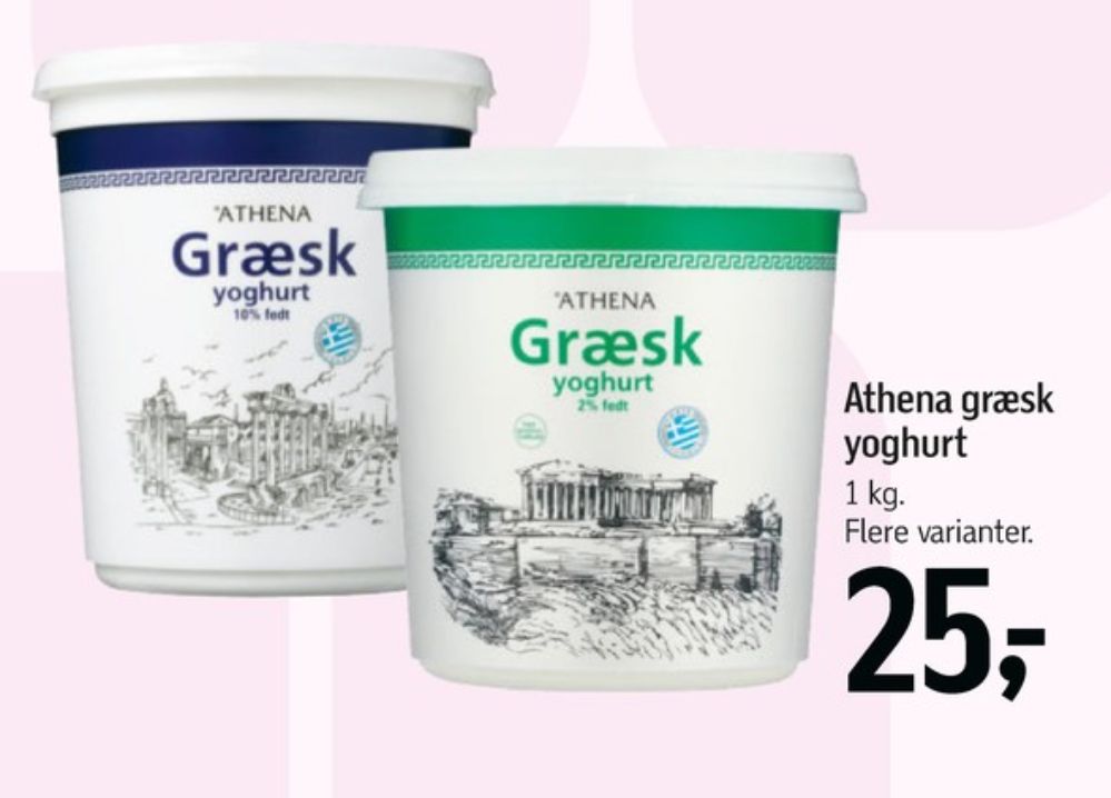 Athena, Græsk Yoghurt 10%