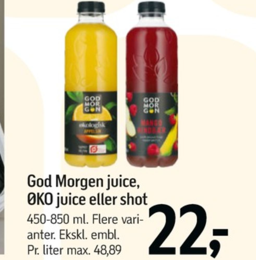 GodMorgen, Ingefærshot Æble, Ingefær & Citron